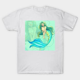 Pretty Mermaid Art T-Shirt